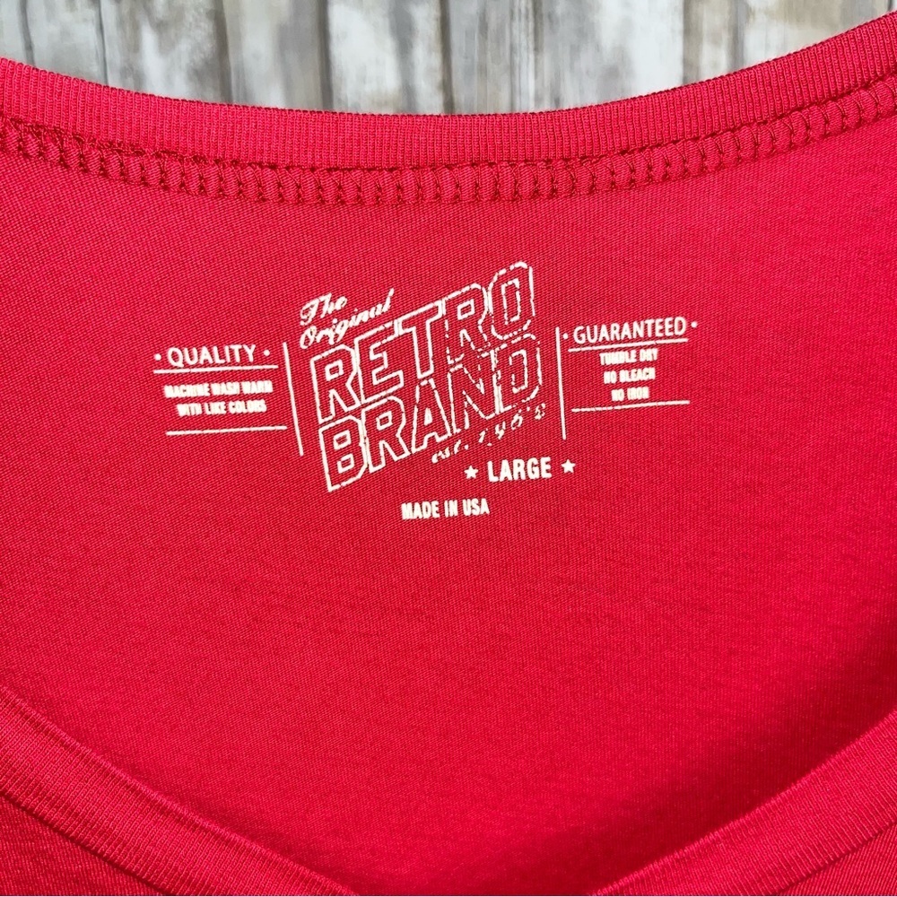 Arkansas Retro Brand Tee Red Women’s Large - Picture 5 of 5